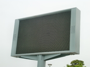 Propaganda exterior de exposição de diodo emissor de luz do contraste alto, quadro de avisos P6 da tela do diodo emissor de luz com armário do ferro