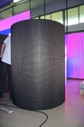 Painel conduzido curvado de Adervertising da exposição da instalação 360 fixos magros para a fase do concerto