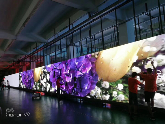 Exposição de diodo emissor de luz alugado do brilho alto, tela 3840Hz do contexto do diodo emissor de luz da fase da C.A. 100V-240V