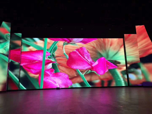 Morre a exposição de diodo emissor de luz alugado de alumínio 1R1G1B do pixel 3.91mm da carcaça IP63